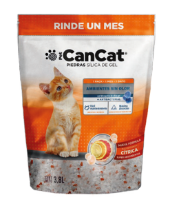 Piedras de Sílica Gel Cítricas CanCat x 3,8Lts