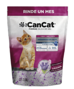 Piedras de Sílica Gel Lavanda CanCat x 3,8Lts