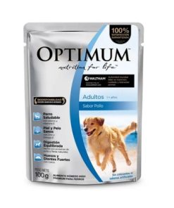 Optimum Perros Adultos Pouch 12x100g