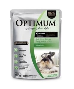 Optimum Adultos Razas Pequeñas Pouch 12x100g