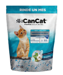 Piedras de Sílica Gel Tradicional CanCat x 3,8Lts