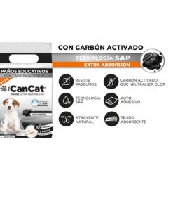 Alternative view of CanCat Paños Carbón Activado X 10 Uds.