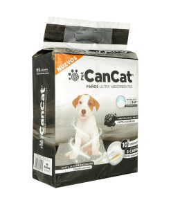 CanCat Paños Carbón Activado X 10 Uds.