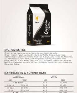 Alternative view of Capitán Gatos Adultos x 10kg